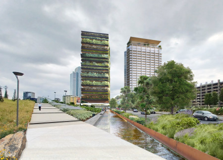 Greenery-Focused Skyscrapers Enhancing Urban Biodiversity Through Natural Elements