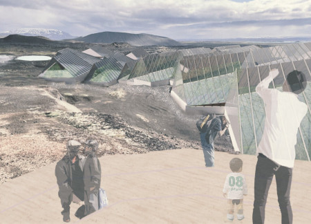 Vitrified Roofs and Recycled Concrete in a Sustainable Greenhouse Community