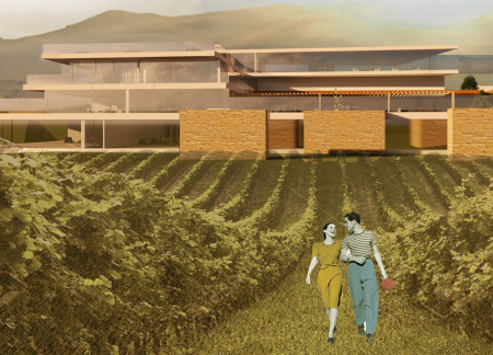 Charred Wooden Facade Complementing Natural Light in a Sustainable Spa Retreat