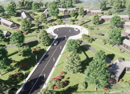 Circular Wood Homes with Integrated Rainwater Solutions