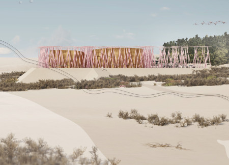 Recycled Plastic Structures Integrated with Solar Energy for Ecological Engagement