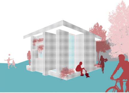 Living Walls and Water Core Define Sustainable Microhome Design
