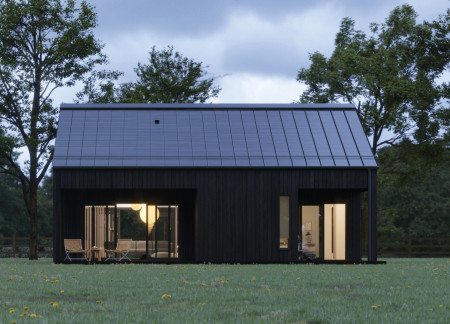 Cellulose Insulation and Horizontal Airflow in a Sustainable Retreat