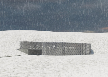 Circular Form Constructed with Recycled Materials and Local Stone for Integrated Community Engagement