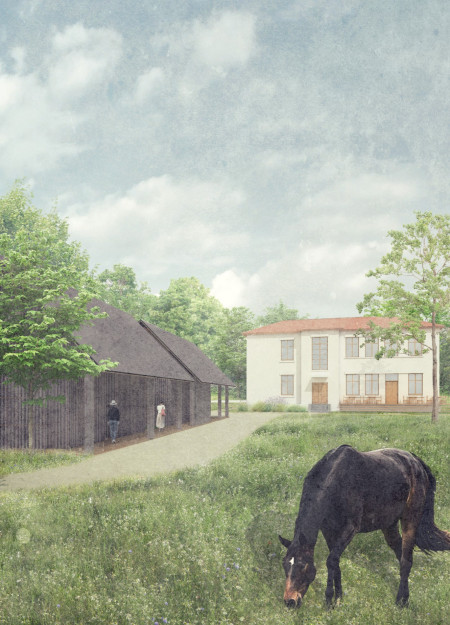 Revitalized Barn with Clay Plaster and Community Workshops