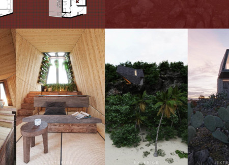 Indoor Garden with Translucent Windows in Elevated Urban Housing