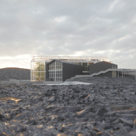 Rainwater-Collecting Greenhouse Overlooking Blue Springs