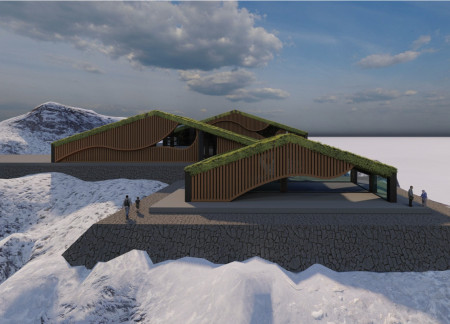 Living Ceiling and Green Roofs Enhance Rural Dining Experience