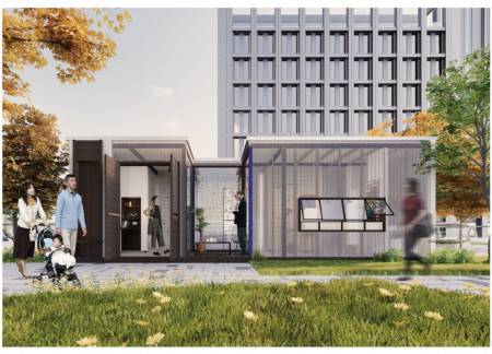 Rotating Walls and Cellular Deck Create Flexible Spaces for Artisans