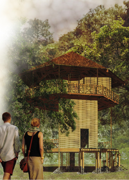 Charred Wooden Shingles and Reinforced Glass Define a Sustainable Community Hub