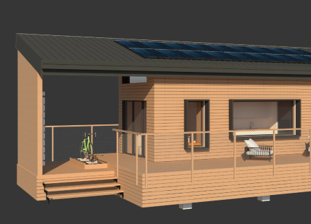 Vertical Gardening Within a Cross-Laminated Timber Home