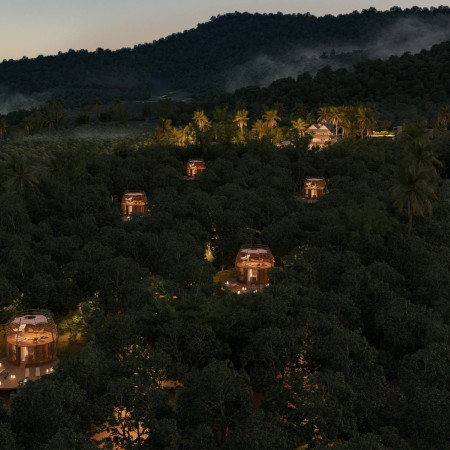 Natural Timber Retreat with Integrated Rainwater Systems