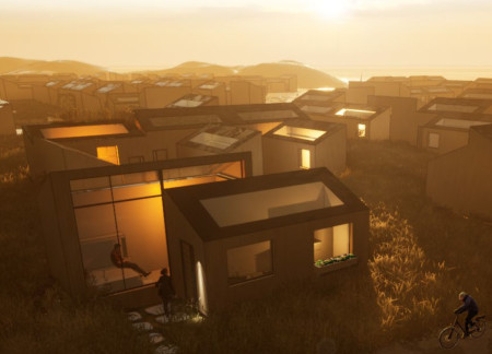 Engineered Bamboo Framework Enhances Flexible Living in Community Spaces