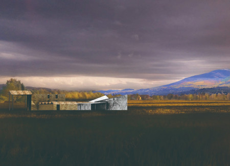 Resonating with Nature Through Low Roofs and Intimate Spaces