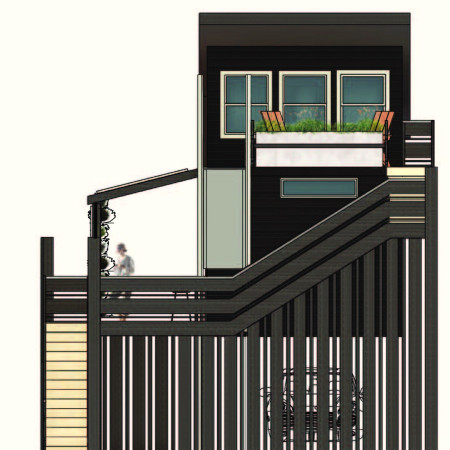 Rainwater Collection and Universal Accessibility in a Compact Microhome
