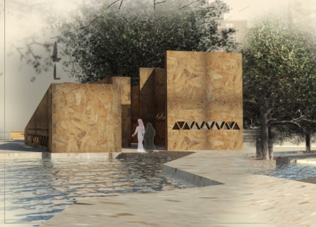 Timber Facade That Embraces Natural Light in Community Space