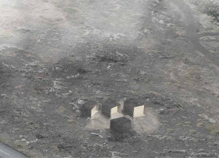 Basalt Glazing and Fragmented Monolith in Icelandic Landscapes