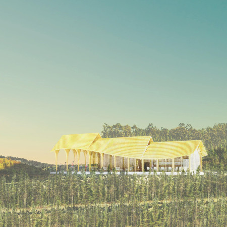 Natural Bamboo Arches Cultivate Community Engagement in a Serene Yoga Habitat