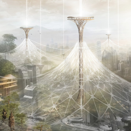 Elevated Treehouse Structure Reflecting Indigenous Practices in Rainforest Conservation