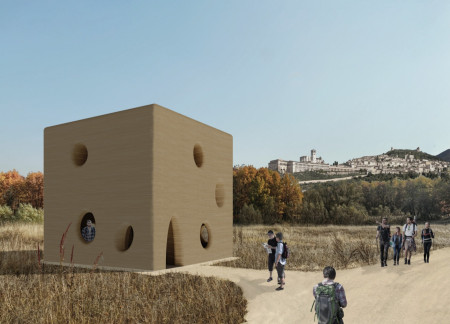 Rammed Earth Pavilion Enhancing Spiritual Reflection Along a Historic Pilgrimage Route