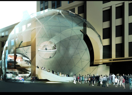 Signal Transmitter and Interactive Bubbles Elevate Performance Space