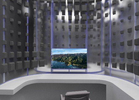 Acoustic Privacy Through Polycarbonate Panels in a Collaborative Space