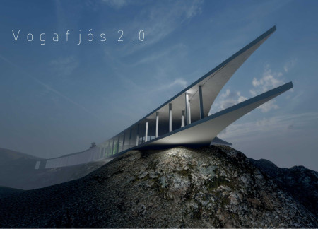 Observation Deck Overlooking Thermal Baths in a Multifunctional Community Space