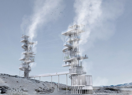 Steam-Driven Thermal Comfort with Tectonic Interactions