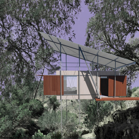 Charred Wooden Shingles and Cross-Laminated Timber Define Sustainable, Elevated Accommodations in Natural Landscape