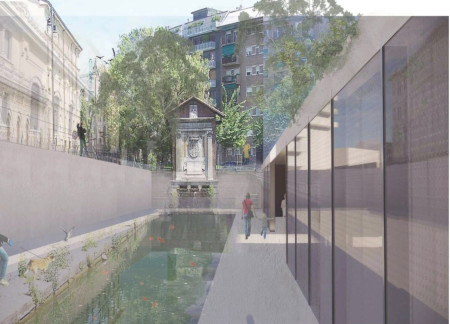 Waterfront Heritage Center Emphasizing Public Interaction and Cultural Integration