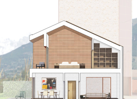 Charred Wooden Shingles and Xlam Panels Shape Sustainable Guest Accommodations in the Umbrian Valley