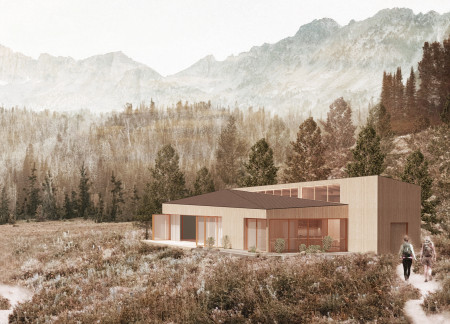 Natural Light and Local Wood in a Serene Yoga Retreat