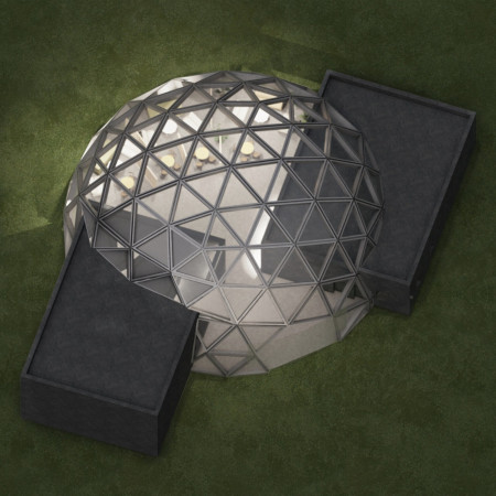 Basalt Facade and Glass Dome Creating Cinematic Experiences in Iceland