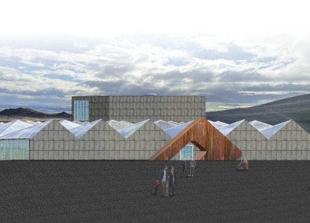 Transparent Greenhouse Embraces Local Agriculture with Panoramic Views