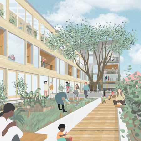 Car-Free Living with Emphasis on Social Mixity in Sunset District