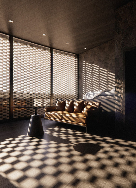 Engaging Community Spaces with Recycled Bricks and Private Courtyards