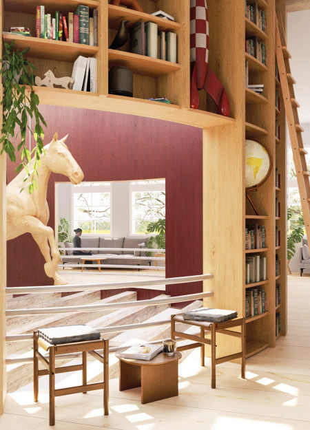 Circular Light Shaft and Community Gathering Within Historic Context