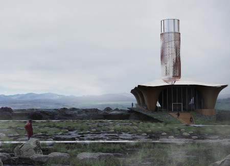 Building Above a Tectonic Fault with Catenary and Truss Systems