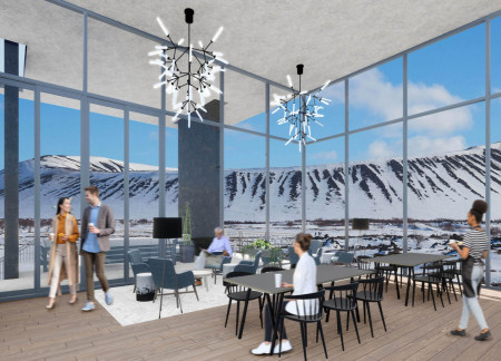 Local Lava Stone and Triple-Pane Glass Integration in a Volcano Visitor Center