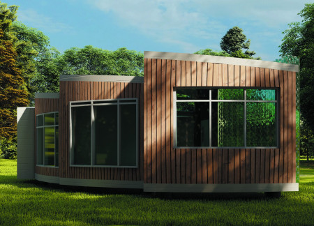 Water Wall System Enhances Energy Efficiency in a Modular Home