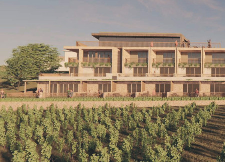 Rammed Earth Design with Scenic Views and Sunken Courtyard Experience