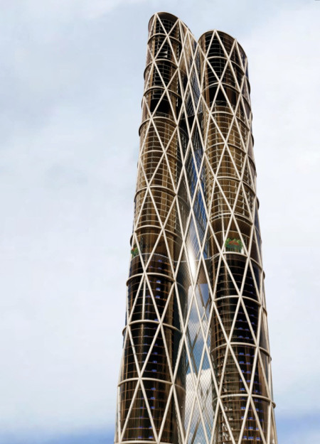 Tunnel-Like Structure Enhancing Traffic Flow in Urban Community