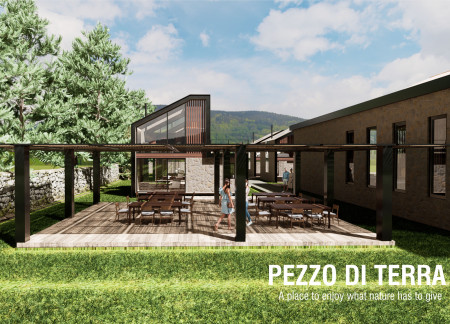 Stone Walls and Wooden Details Create a Sustainable Retreat in Nature