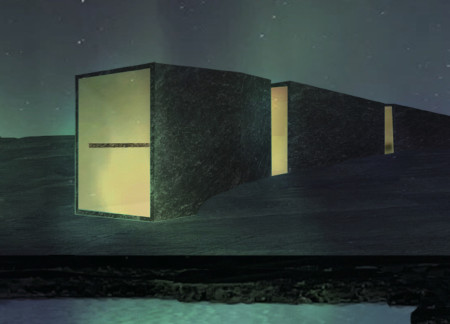 Basalt Cubes Embracing Geothermal Growth Near M&yacute;vatn Nature Baths