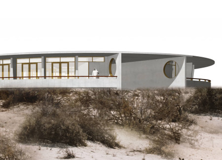 Brass Accents and Green Roofs Enhance Natural Visitor Experience