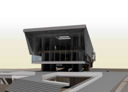 Exploring Warmth and Light Through Solid Facades in a Volcano Museum