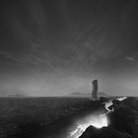 Basalt and Stamped Concrete Structure Integrating Natural Water Elements for Community Engagement
