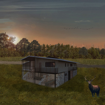 Preserved Stone Walls and Birch Wood Foster Connection to Nature in a Guest Experience