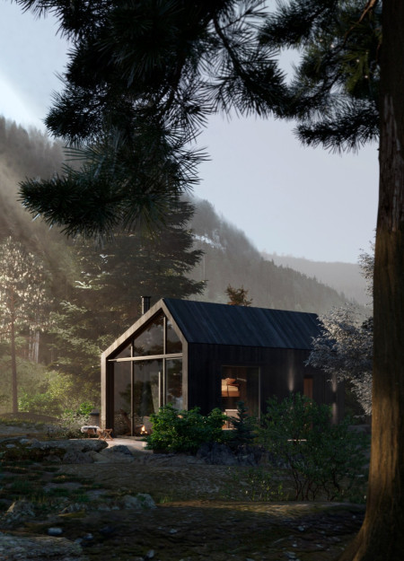 Expansive Windows and Local Timber Create a Sustainable Retreat