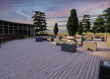 Eihwaz-Inspired Greenhouse Dining with Sustainable Agriculture Integration